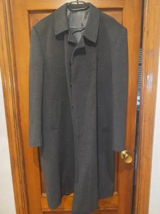 Gabardina hombre gris