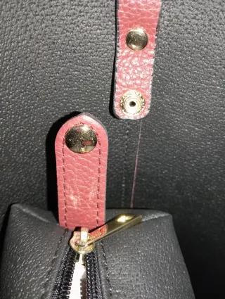 Bolso Piel Italiano Burdeos