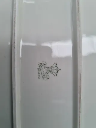 Vassoio rettangolare con manici dorati