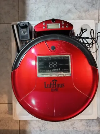 Robot Aspirador LuftHous Home Rojo