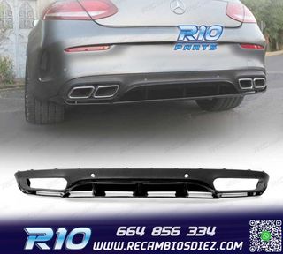 DIFUSOR MERCEDES CLASE C C205 COUPE 14-18 LOOK C63 EDITION 1