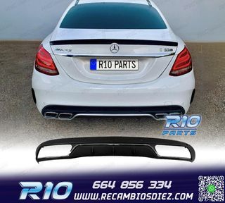 DIFUSOR MERCEDES CLASE C W205 14-18 LOOK C63 MOLDURA PLATEA