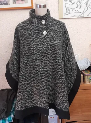 Capa-Joya lana Balmoral botones Swarovski U. NUEVA