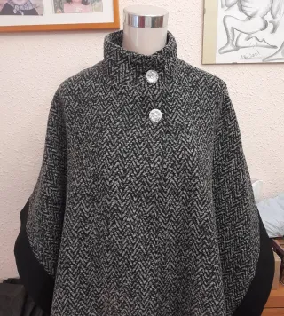 Capa-Joya lana Balmoral botones Swarovski U. NUEVA