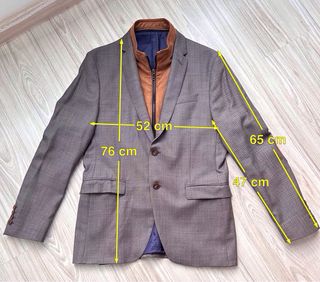 Americana ZARA con coderas, elegante-deportivo, L