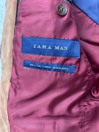 Americana ZARA con coderas, elegante-deportivo, L