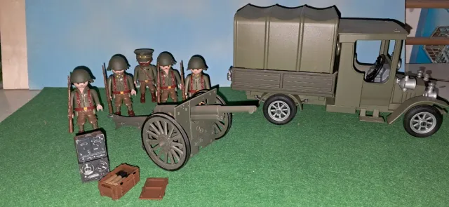 Playmobil lotto Soldati, Cannone e Camion Militare