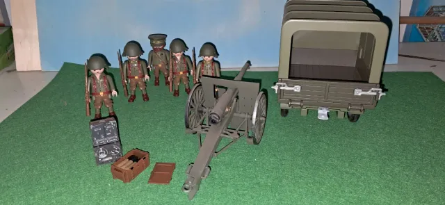 Playmobil lotto Soldati, Cannone e Camion Militare