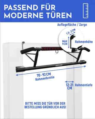Barra dominadas NEOLYMP puerta