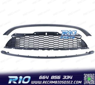 PARRILLAS MINI COOPER R56 R57 06-09 NEGRO MATE