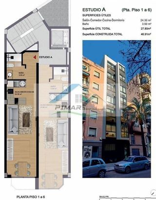 Estudio en venta en Pont Nou - Corazón de Jesús en Elche