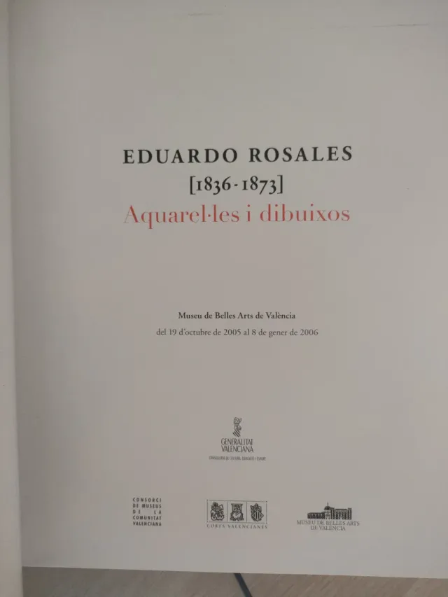 Eduardo Rosales, (1836 - 1873) aquarel·les i di...