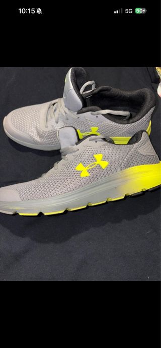 Zapatillas Under Armour Hombre Gris/Amarillo
