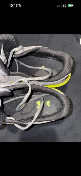 Zapatillas Under Armour Hombre Gris/Amarillo