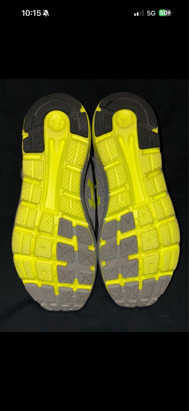 Zapatillas Under Armour Hombre Gris/Amarillo