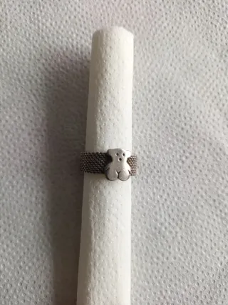 Anillo Tous Oso Plata