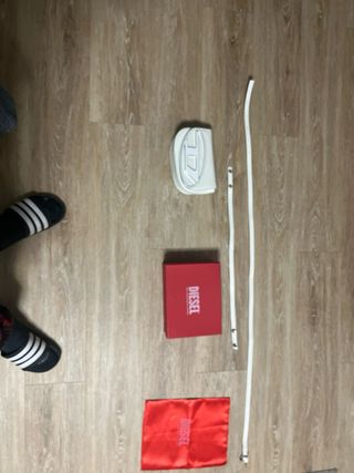 Borsa Diesel pelle bianca