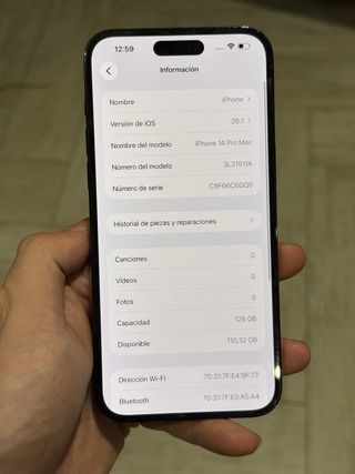 iPhone 14 Pro Max 128GB Gris Espacial