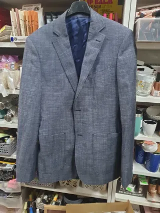 Chaqueta Ollygan Marzotto Azul/Gris