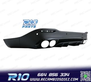 DIFUSOR MERCEDES GLE W167 AMG 19- LOOK GLE53 NEGRO