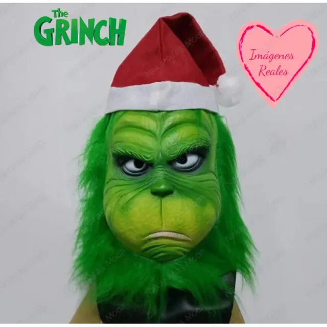 Disfraz Máscara Gorro y Guantes El Grinch