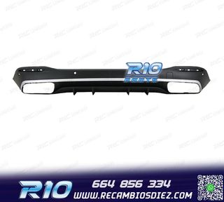 DIFUSOR MERCEDES GLE W167 AMG 19- LOOK GLE63 PLATA