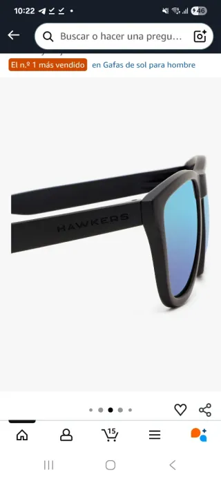Gafas de sol Hawkers black sky  polarizadas