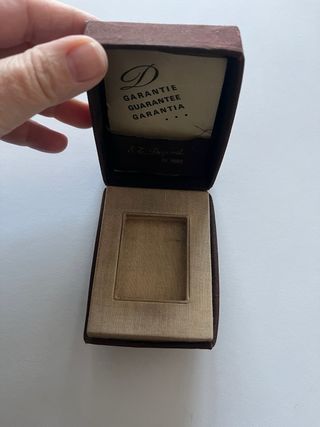 Accendino S.T. Dupont oro e nero