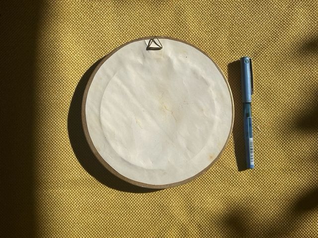 Specchio rotondo occhio di bue vintage