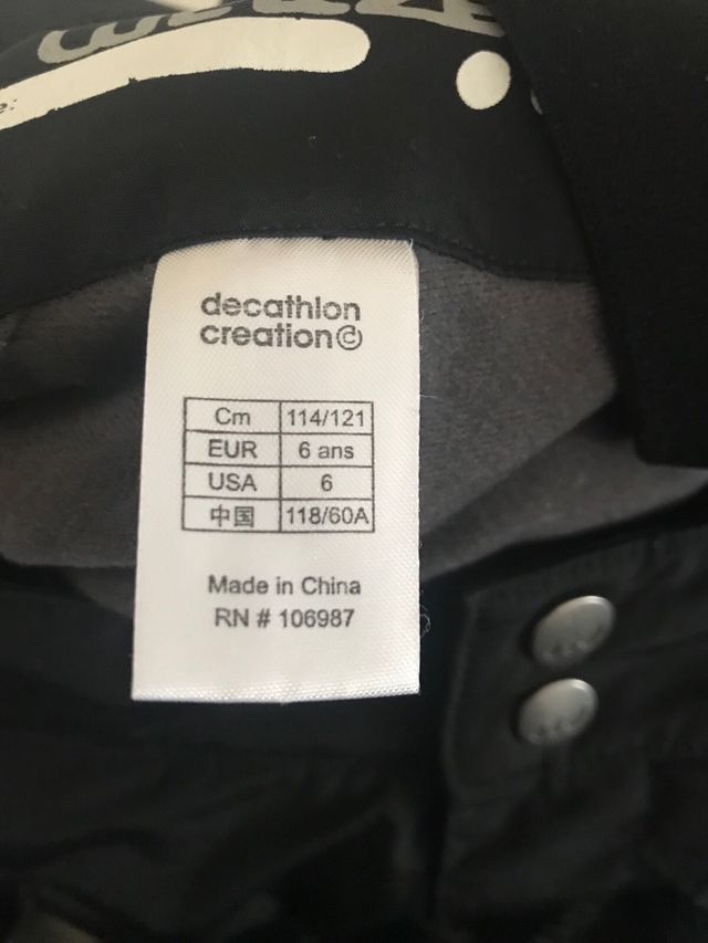 Pantalón de esquí Wed'ze Talla 6 años