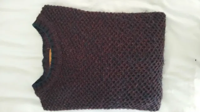 Maglione uomo melange blu/viola