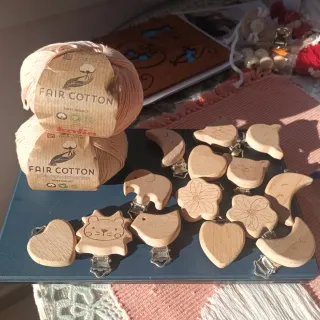 Hilo Katia Fair Cotton Rosa Orgánico Chupeteros