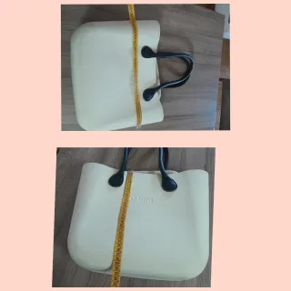 Borsa O bag panna e nero