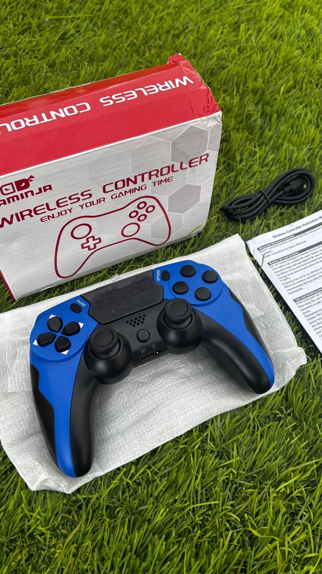 Mando Inalámbrico PS4 Negro/Azul