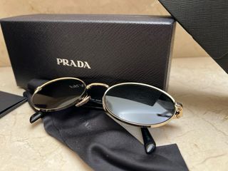 Gafas de Sol Prada Mujer Hombre Dorado Negro