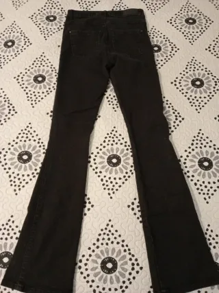 Pantalón campana negro talla M