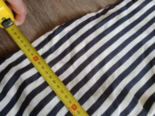 Falda Bershka Talla M Rayas Azul y Blanco