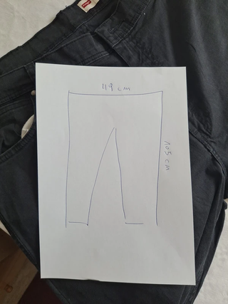 Pantalón Wrangler Negro Recto