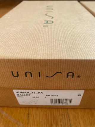 Zapatos Unisa Charol Rosa Palo T39