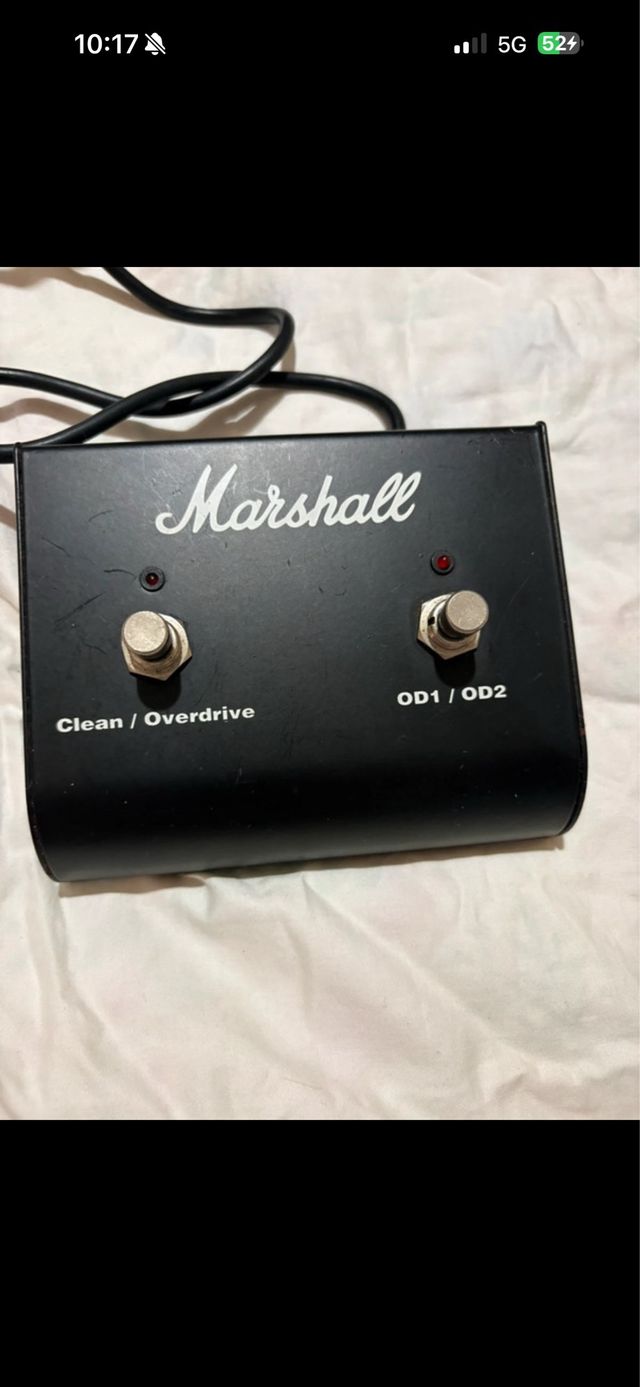 Pedal Marshall Clean/Overdrive OD1/OD2