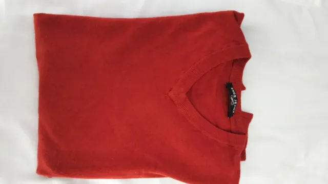 Maglione Uomo Zara Rosso Taglia M