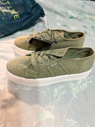 Zapatillas Tenth Mujer Verde Talla 37