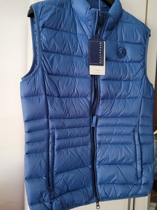 Chaleco plumífero Scalpers Talla S Azul