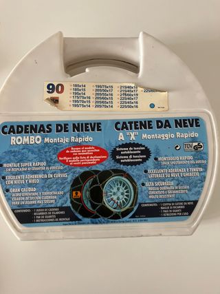 Cadenas de nieve montaje rápido 90