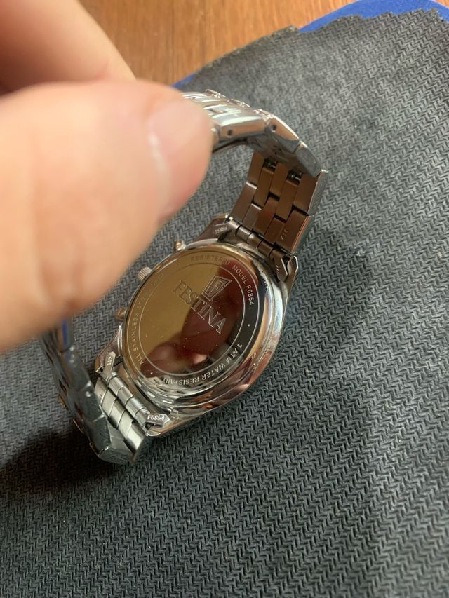 Reloj Festina F6854 Negro/Plata Sin Uso