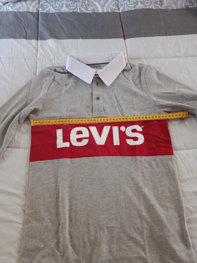 Polos Levi's chico gris y rojo Talla 16