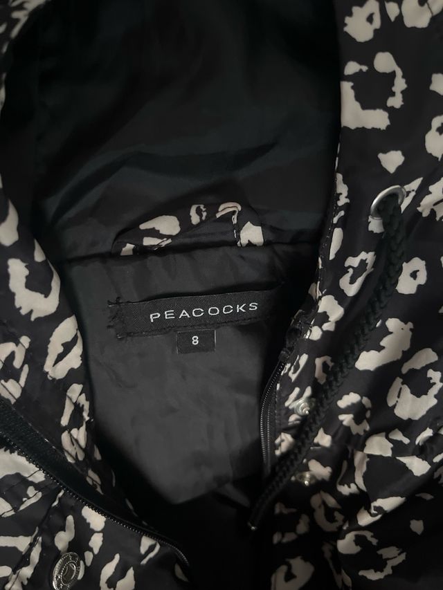 Chubasquero estampado leopardo