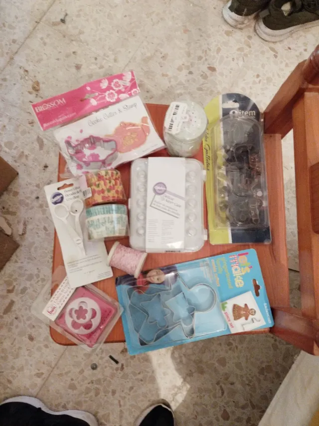 Lote repostería cortadores y moldes Todo por 15€