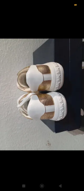 Zapatillas Michael Kors Mujer Doradas