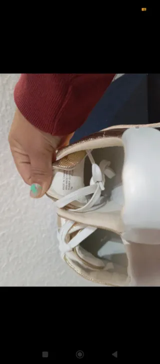 Zapatillas Michael Kors Mujer Doradas